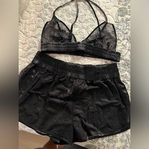 Victoria Secret lace bra and short set